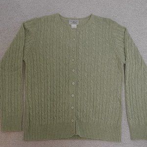 LL Bean Lambs Wool Cardigan